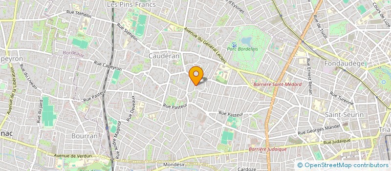 localisation de l'entreprise F.I.B.  BORDEAUX