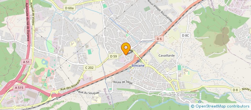 localisation de l'entreprise F.I.B. MAISON PROVENCALE  SIMIANE-COLLONGUE