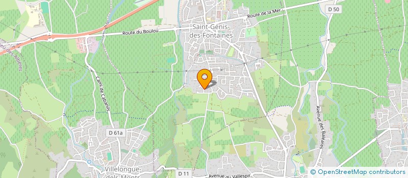 localisation de l'entreprise F.I.C.A. MESTRE  SAINT-GENIS-DES-FONTAINES