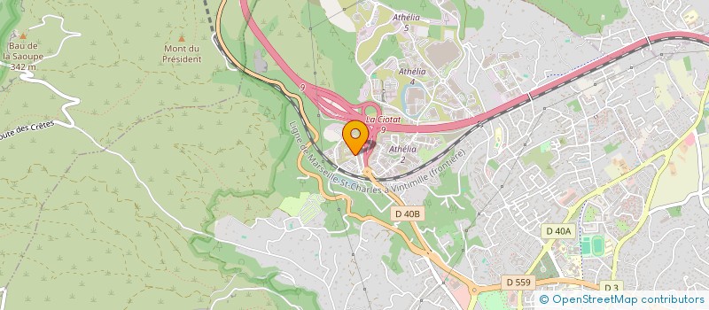 localisation de l'entreprise F.I.CORP  LA CIOTAT