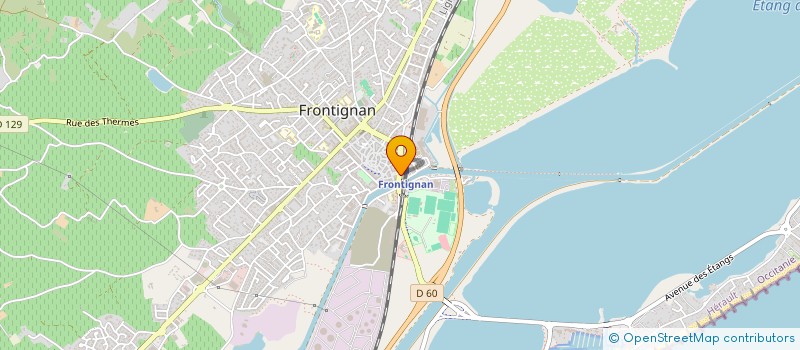 localisation de l'entreprise F.I.D. à FRONTIGNAN