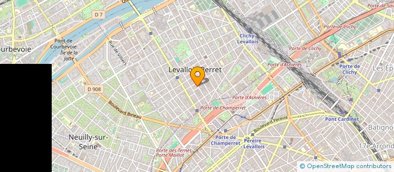 localisation de l'entreprise F.I.D'L à LEVALLOIS-PERRET