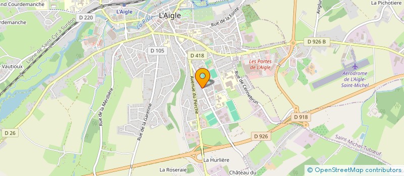 localisation de l'entreprise F. I. ET FILS à L'AIGLE