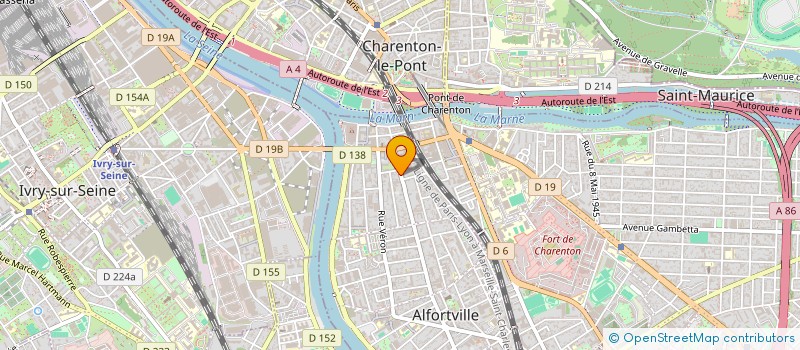 localisation de l'entreprise F I I à ALFORTVILLE