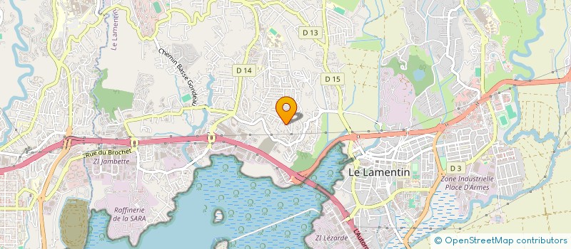 localisation de l'entreprise F.I. INGENIERIE à LE LAMENTIN