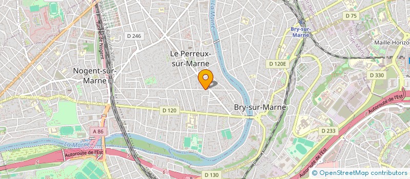 localisation de l'entreprise F.I.J à LE PERREUX-SUR-MARNE