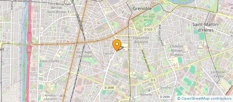 localisation de l'entreprise F & I LE DOYEN 1  GRENOBLE