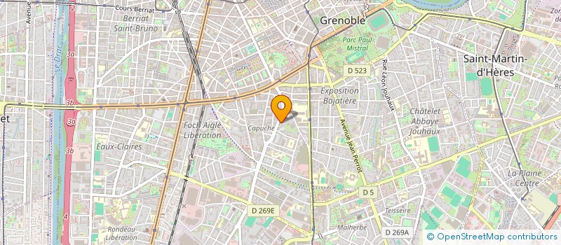 localisation de l'entreprise F & I LE DOYEN 2 à GRENOBLE