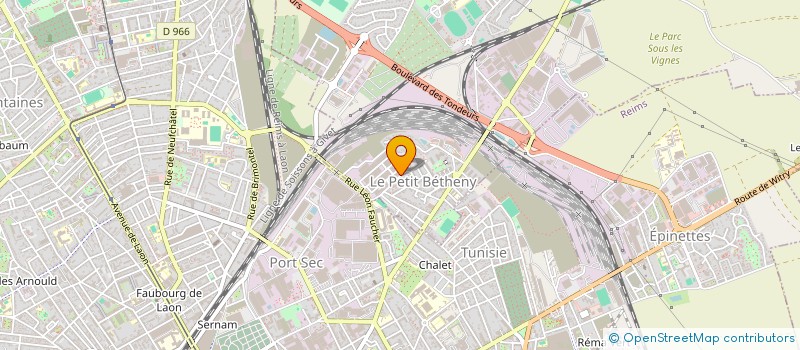 localisation de l'entreprise F.I.M. à BETHENY
