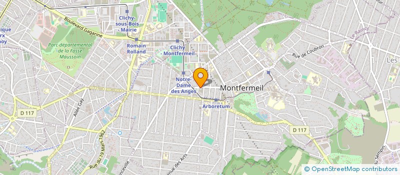 localisation de l'entreprise F.I.M.O.S. à MONTFERMEIL
