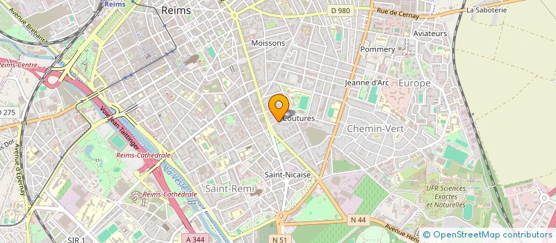 localisation de l'entreprise F.I.M.P à REIMS