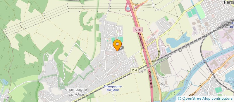 localisation de l'entreprise F I MULTISERVICES  CHAMPAGNE-SUR-OISE