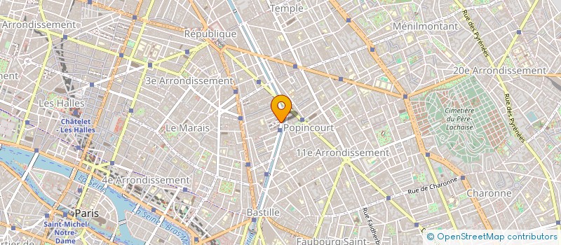 localisation de l'entreprise F.I.R.E.  PARIS