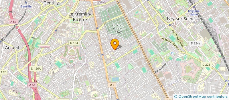 localisation de l'entreprise F.I.R.E FORMATIONS INCENDIE RESEAU ENTREPRENEURS à VILLEJUIF