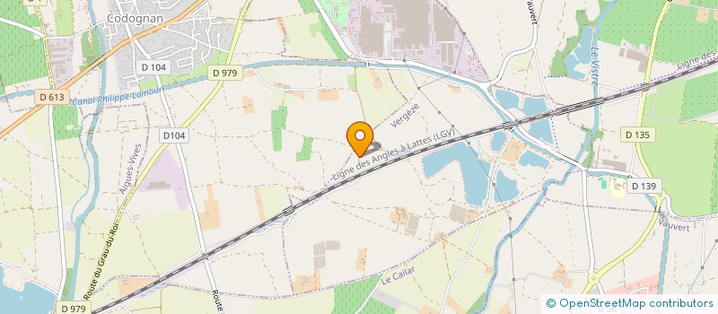 localisation de l'entreprise F.I.S.H.  VERGEZE