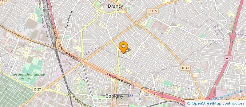 localisation de l'entreprise F. ISO à DRANCY