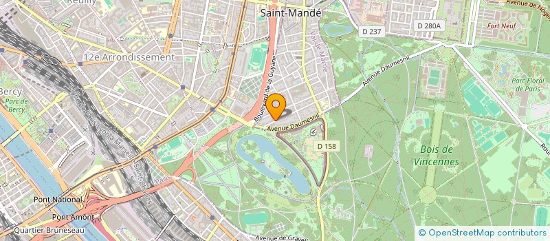 localisation de l'entreprise F J 5  SAINT-MANDE