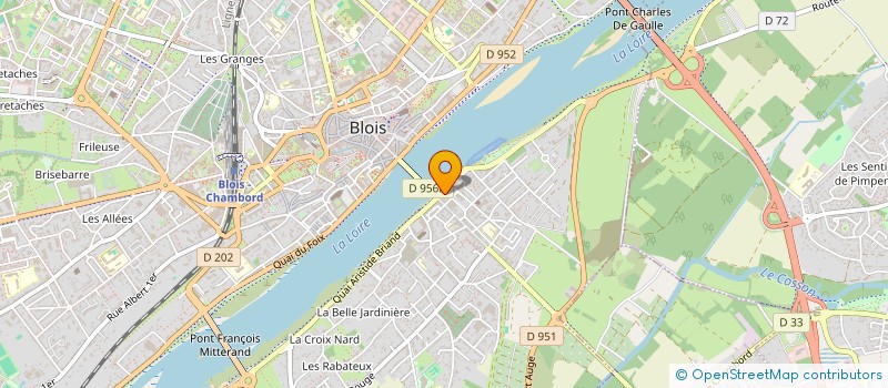 localisation de l'entreprise F&J  BLOIS