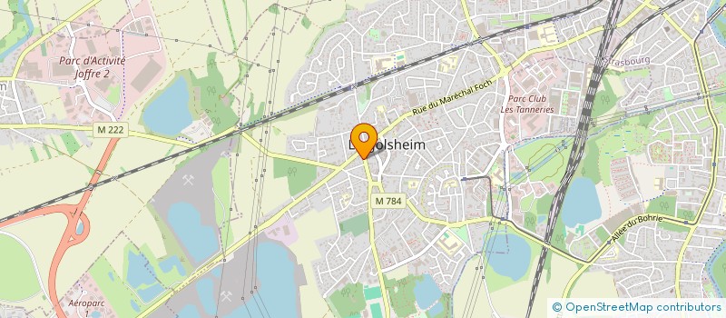 localisation de l'entreprise F & J  LINGOLSHEIM