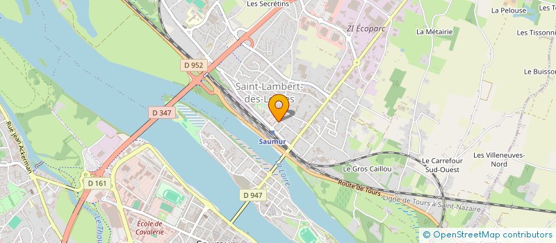 localisation de l'entreprise F J C 3  SAUMUR