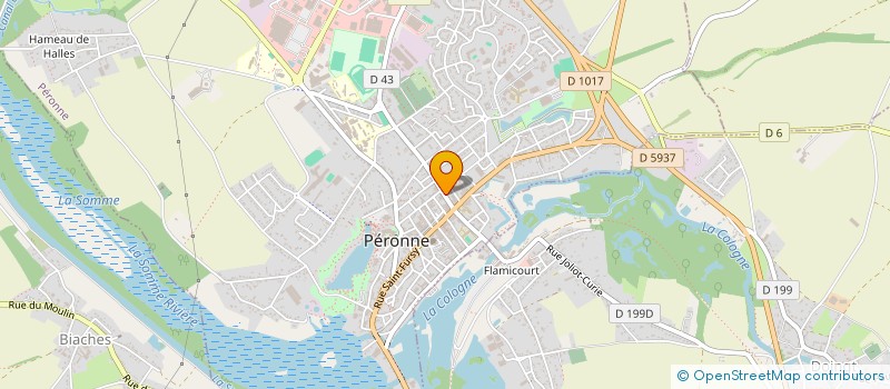 localisation de l'entreprise F J C à PERONNE
