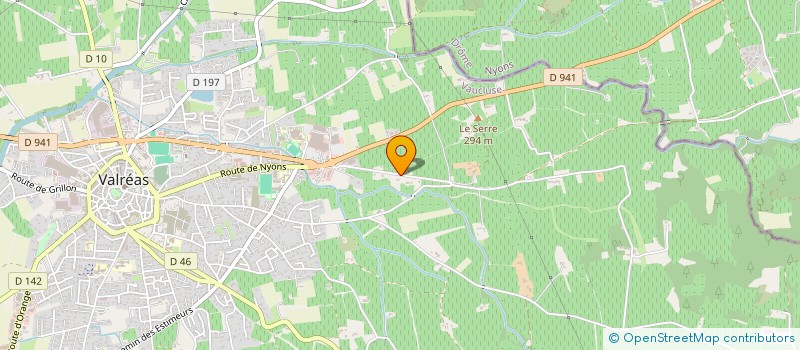 localisation de l'entreprise F J C à VALREAS