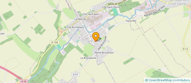 localisation de l'entreprise F.J.C  SAINT-OUEN