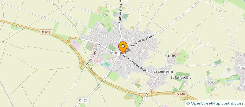 localisation de l'entreprise F.J.C AUTOMOBILE  AIGONDIGNE