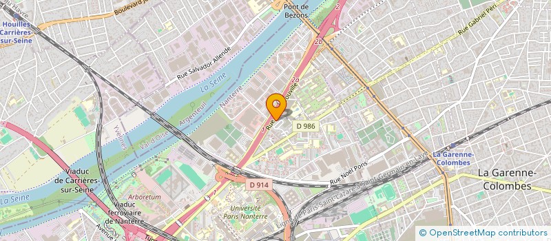 localisation de l'entreprise F & J DEVELOPPEMENT  NANTERRE