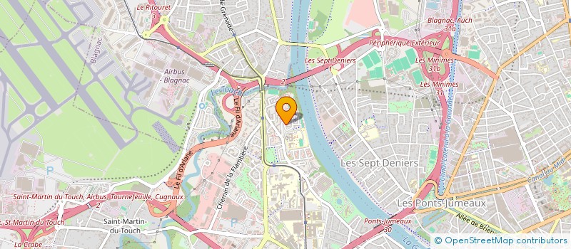 localisation de l'entreprise F&J IMMO à TOULOUSE