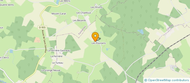 localisation de l'entreprise F.J.L.  FONTENOY