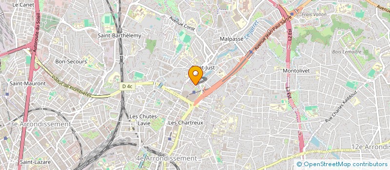 localisation de l'entreprise F J M à MARSEILLE