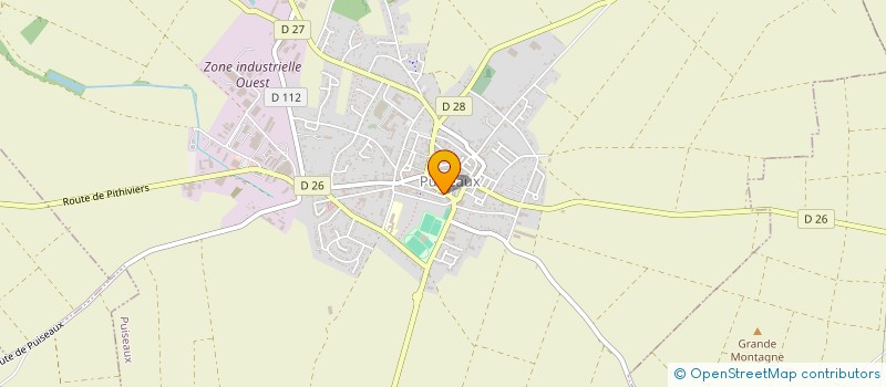localisation de l'entreprise F.J.M.  PUISEAUX
