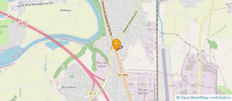 localisation de l'entreprise F.J.P.  VEAUCHE