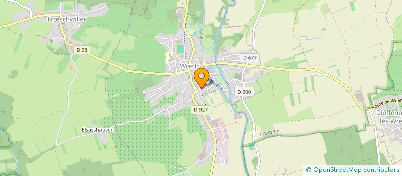 localisation de l'entreprise F/J PRESSING DE WOERTH  WRTH