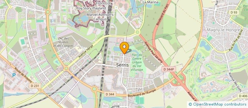 localisation de l'entreprise F. JAMES - V. D'AMBROGIO  SERRIS