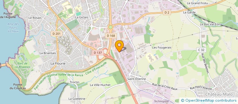 localisation de l'entreprise F-JEY  SAINT-MALO