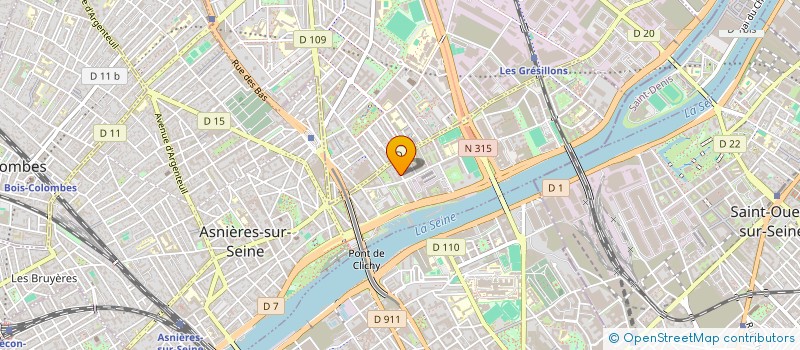 localisation de l'entreprise F. JOMA  ASNIERES-SUR-SEINE