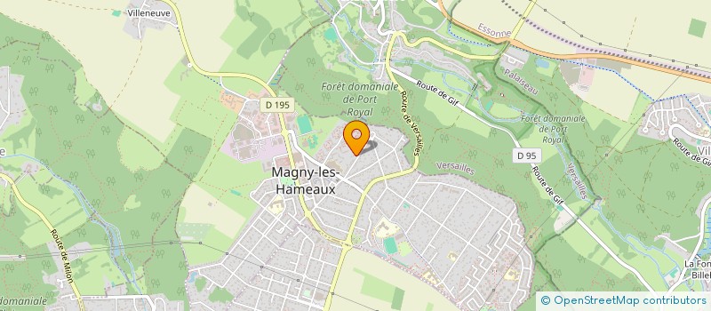 localisation de l'entreprise F&K ACADEMIE  LES ESSARTS-LE-ROI