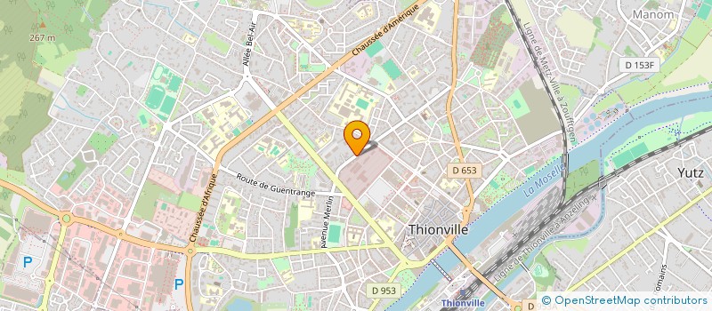 localisation de l'entreprise F.K. COURTAGE à THIONVILLE