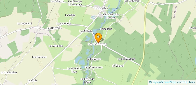 localisation de l'entreprise F.K.D à LA CHAPELLE-VIEL