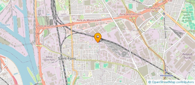 localisation de l'entreprise F&K HOLDING  SAINT-FONS