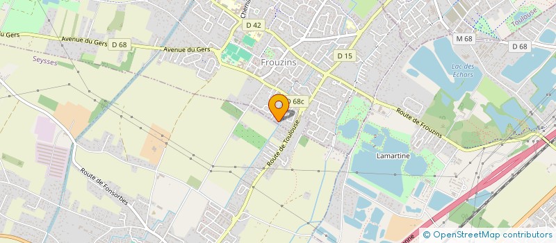 localisation de l'entreprise F.K IMMOBILIER à VILLENEUVE TOLOSANE