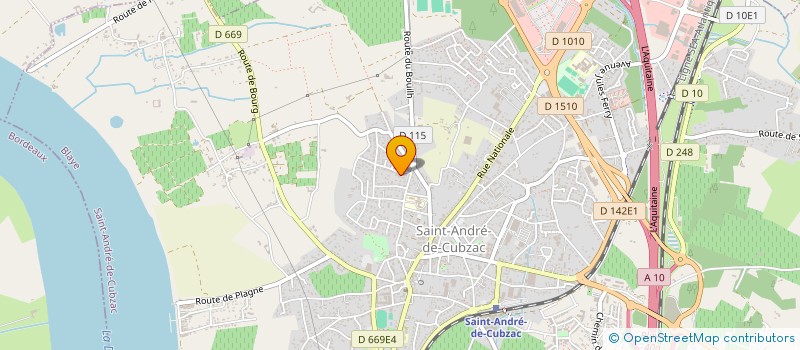 localisation de l'entreprise F K MAT à SAINT-ANDRE-DE-CUBZAC
