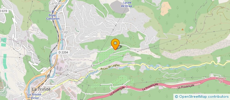 localisation de l'entreprise F.K.S.M. 06  DRAP