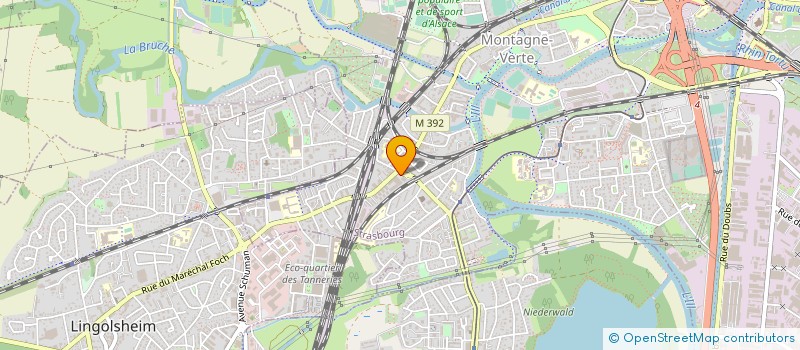 localisation de l'entreprise F-KAN à STRASBOURG