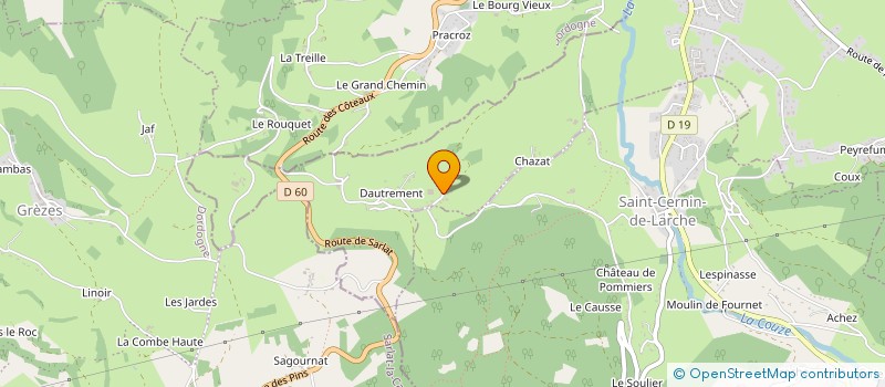 localisation de l'entreprise F.KOM  NOAILLES