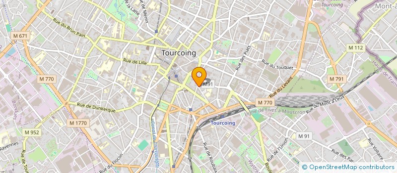 localisation de l'entreprise F. KUNCZE à TOURCOING