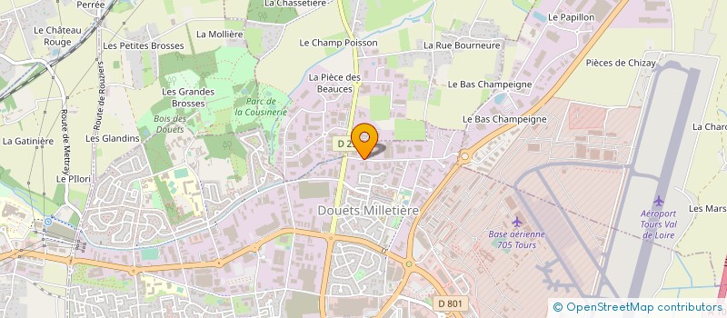 localisation de l'entreprise F.L. à TOURS