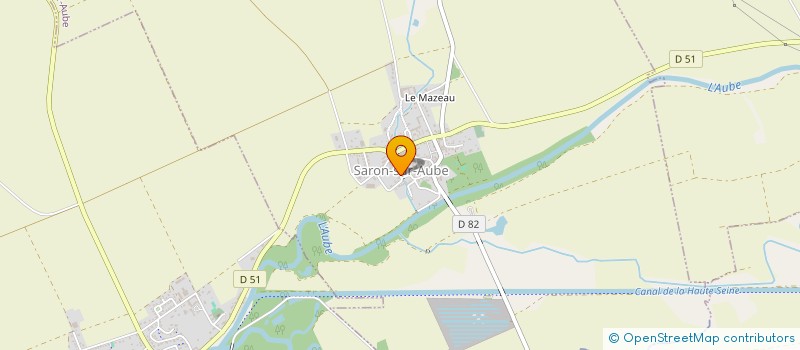 localisation de l'entreprise F.L.  SARON-SUR-AUBE